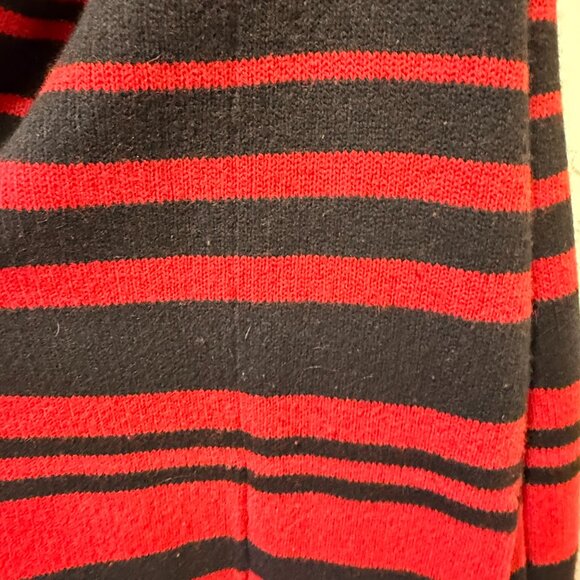 Pendleton Woolen Mills Women's Drape Front Stripe Cardigan Sweater- Large - Picture 3 of 6